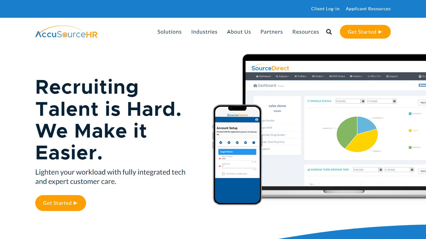 Applicant Self-Service Portal – AccuSourceHR, Inc.